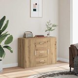  Komoda Artisan hrast 90x29,5x65 cm izrađeno drvo | shoptok.hr