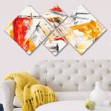Wallity slika 4MDF1843716, 60x115 cm, 4 dela | ePonuda.com