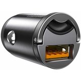 Baseus Tiny Star Mini Quick Charge auto punjač USB priključak 30 W sivi | shoptok.hr
