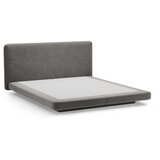 Micadoni Tamno sivi tapecirani bračni krevet 200x200 cm Linea – | shoptok.hr