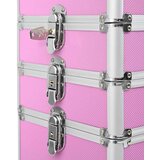 Kolica za šminku aluminijska ružičasta | Eponuda.com
