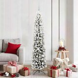 vidaXL Umestno božično drevo Zelena 180 cm PVC in Jeklo in Plastika | Shoptok.si