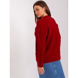 Wool Fashion Italia Sweater-AT-SW-2335-1.68P-burgundy | shoptok.hr