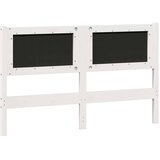  Uzglavlje Ostalo Bijela i svijetlosiva 140 cm Masivna borovina | shoptok.hr