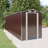  Vrtno spremište tamnosmeđe 192x606x223 cm pocinčani čelik Cijene