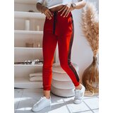 DStreet Spodnie dresowe damskie LORENA czerwone | Shoptok.si