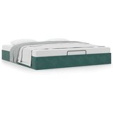vidaXL Otomanski posteljni okvir brez vzmetnice temno zelena 180x200cm | Shoptok.si