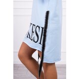 Kesi Dress with hood and print blue | Shoptok.si