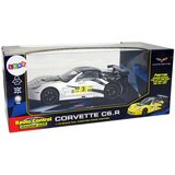  Licencirani auto na daljinsko upravljanje u omjeru 1:18 Corvette C6.R - bijeli | shoptok.hr