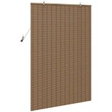 Rolo zavjesa sa zavjesama Smeđa 110 x 160 cm bambus | shoptok.hr