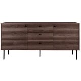 House Nordic Tamno smeđa niska komoda u dekoru hrasta 150x74 cm Kyoto – | shoptok.hr