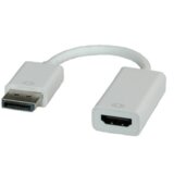 Roline DisplayPort priključni kabel 0.15 m 12.03.3134 siva [1x muški konektor displayport - 1x ženski konektor HDMI] | Eponuda.ba