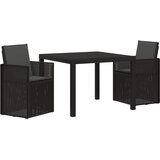 vidaXL Vrtni set za objed 3 kom. Antracit PP - Antracit 2 | shoptok.hr