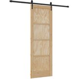  Klizna vrata ORKDAL Prirodna i crna 73,5 x 211 cm | Eponuda.ba