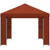 Gazebo 4 × 3 m Terakota Poliester i čelik 190 gsm | shoptok.hr
