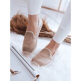 DStreet Espadryle damskie SHINE złote | shoptok.hr