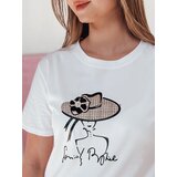 DStreet T-shirt damski z nadrukiem WOMANPOW biały | Shoptok.si