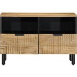 Maison Chic TV omarica - TV stojalo - Televizijska omarica rjava 70x33x46 cm masivni les Mango, (21700277) Cene