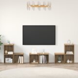vidaXL Set TV stalka s policom s pohranom 6 pcs Konstruirano drvo | shoptok.hr