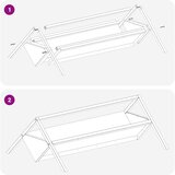  Hranilica za stoku Maslinasto zelena 111 x 76 x 38 cm | shoptok.hr