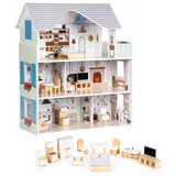 ECO TOYS drvena kućica za lutke sa nameštajem emma residence 8301 | Eponuda.com