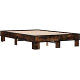  Okvir kreveta boja hrasta 120x200 cm konstruirano drvo i metal | shoptok.hr