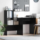vidaXL Stol Crni hrast 131.5 x 50 x 106.5 cm Konstruirano drvo Cijene