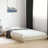 vidaXL Posteljni okvir sonoma hrast 100x200 cm inženirski les | Shoptok.si
