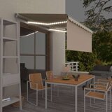  Tenda na ručno uvlačenje s roletom LED 3 5 x 2 5 m krem Cijene