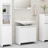 Maison Chic Kopalniška omarica - Kopalniški kabinet bela 60x33x61 cm iverna plošča, (21794789) | Shoptok.si
