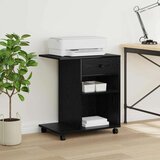  Držač za printer Crni hrast 60 x 40 x 68.5 cm Konstruirano drvo | shoptok.hr