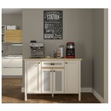 Hanah home Visenamenska komoda za kafe Krem Hrast Siva boja FRN 21034 | ePonuda.com