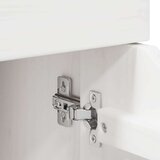 Gležnji kabinet Bela 63,5 x 39 x 65,5 cm Masivno borovo les, (5000232422) | Shoptok.si