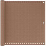  Balcony ekran Sivosmeđa 75 x 800 cm HDPE i Aluminij | shoptok.hr