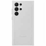 Samsung Usnjena hrbtna stran Galaxy S22 Ultra, V. siva | Shoptok.si
