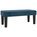 Box spring krevet s madracem tamnoplavi 80 x 200 cm baršunasti | shoptok.hr