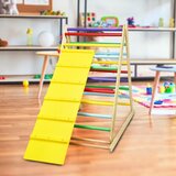  Plezalni trikotnik, zložljiv plezalni trikotnik z leseno lestvijo ali klančino | Shoptok.si