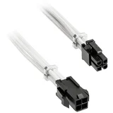 Alchemy 4-pinski podaljšek ATX12V\, 45 cm\, s tulcem - bel tok priključni kabel bela, (20434468)