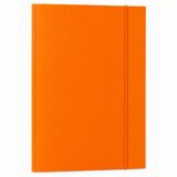  Cardboard Folder with Elastic Band, Lacquered, A4, 300 g/m2, Orange | shoptok.hr