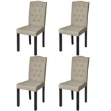 Maison Chic Jedilni stoli - Vzorci stoli 4 kosi kamelje blago A741, (22032024) | Shoptok.si
