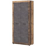 Modern Living Garderobna Omara Luna, Grafit, Stari Hrast | Shoptok.si