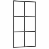  Klizna vrata s okovom 102x205 cm ESG staklo i aluminij | shoptok.hr