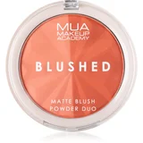 MUA Makeup Academy Blushed Powder Blusher pudrasto rdečilo odtenek Peach Fizz 5 g