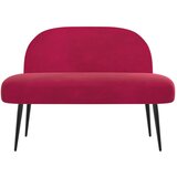  Oblikovana klupa s naslonjačem boja crnog vina 110 x 60 x 76 cm | Eponuda.com