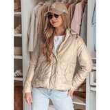 DStreet Kurtka damska przejściowa pikowana MARISSIA beżowa | shoptok.hr