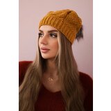Kesi Cap with fleece Sandra K210 mustard Cijene