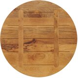 Stolna ploča Ø 90 x 3,8 cm okrugla od masivnog drva manga | shoptok.hr