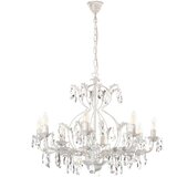 Lesnina XXXL KRISTALNA VISEČA SVETILKA Ivory 70/105 cm E14 Cene