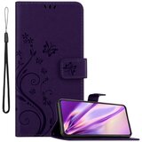 Cadorabo Xiaomi temno vijolična - Zaščitni pokrov pri oblikovanju cvetja z magnetnim zapiranjem, stoječimi funkcijami in režami za kartice, (20593461) | Shoptok.si