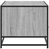  Stolić za kavu siva boja hasta 100x50x45 cm od drva i metala | shoptok.hr